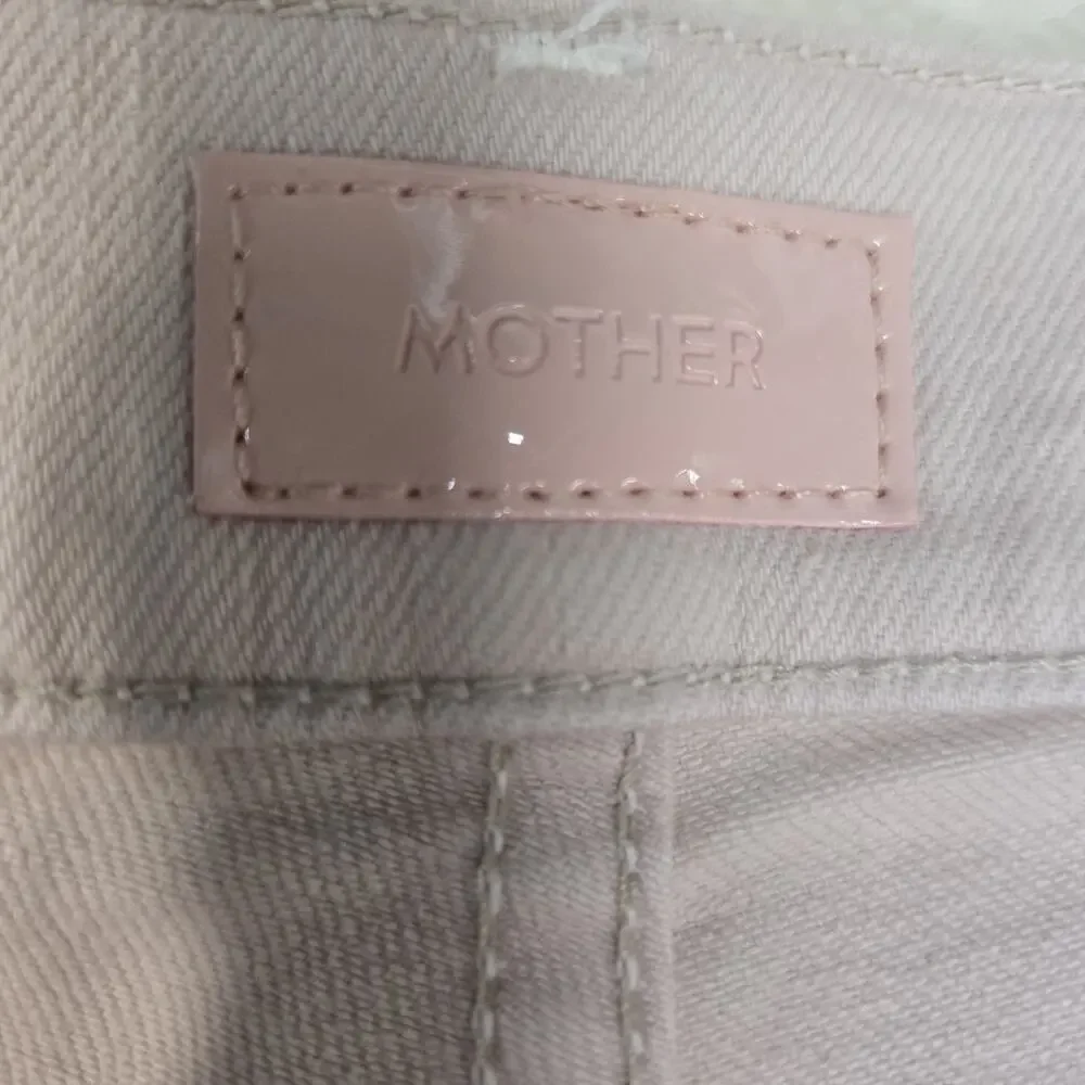 Mother jeans Womens 27 The Dazzler Hover Date Night Light Pink Straight Leg Crop - Picture 6 of 12